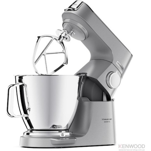 Kenwood Titanium Chef Baker XL Κουζινομηχανή 1200W με Ανοξείδωτο Κάδο 7lt