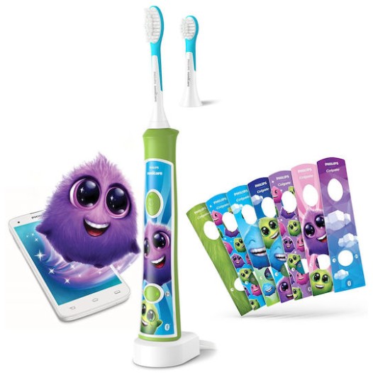 Philips Sonicare Παιδική Ηλεκτρική Οδοντόβουρτσα με Χρονόμετρο με Ανταλλακτικά & Θήκη Ταξιδίου