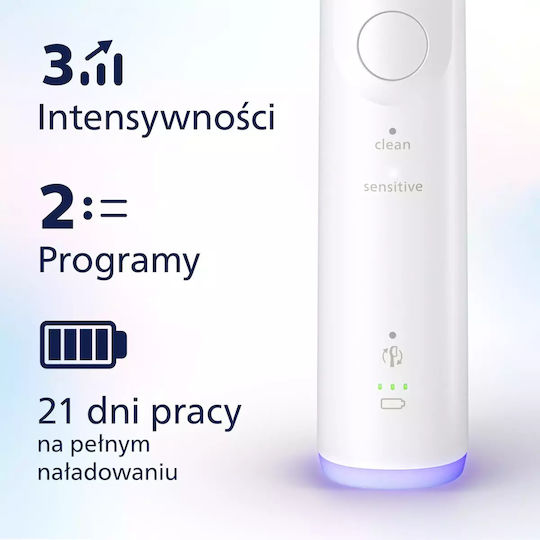 Philips Ηλεκτρική Οδοντόβουρτσα με Χρονομετρητή HX7400/01 Λευκή