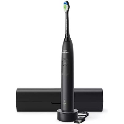 Philips Sonicare 5300 Ηλεκτρική Οδοντόβουρτσα με Χρονομετρητή και Θήκη Ταξιδίου Μαύρη