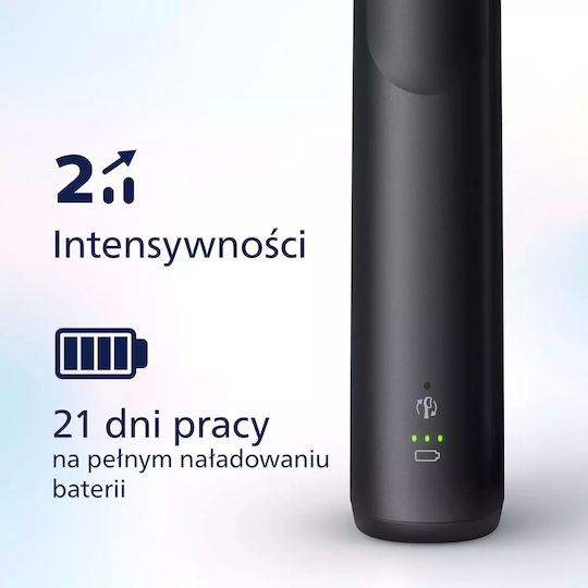 Philips Sonicare 5300 Ηλεκτρική Οδοντόβουρτσα με Χρονομετρητή και Θήκη Ταξιδίου Μαύρη