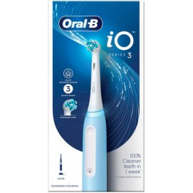 Oral-B iO Series 3 Ηλεκτρική Οδοντόβουρτσα με Αισθητήρα Πίεσης Ice Blue
