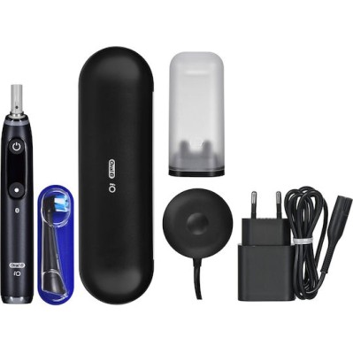 Oral-B iO Series 9 Ηλεκτρική Οδοντόβουρτσα με Αισθητήρα Πίεσης και Θήκη Ταξιδίου Black Onyx