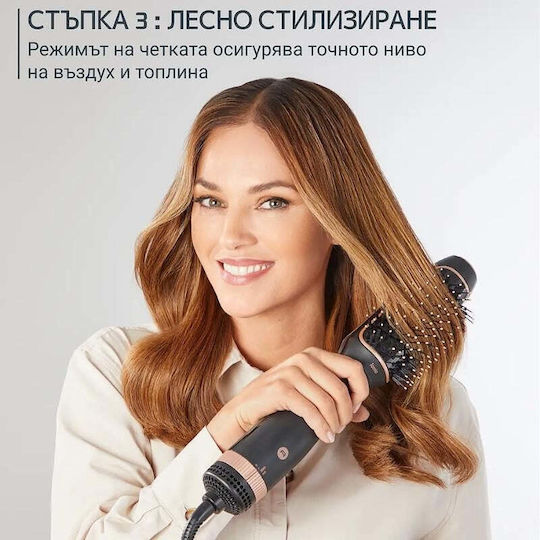 Rowenta Κεραμική Ηλεκτρική Βούρτσα με Αέρα