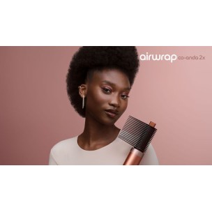 Dyson Hs09 Airwrap Co-anda2x Curly + Coily Ηλεκτρική Βούρτσα με Αέρα για Ίσιωμα και Μπούκλες 1700W Amber Silk