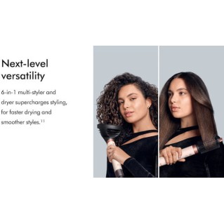 Dyson Hs09 Airwrap Co-anda2x Curly + Coily Ηλεκτρική Βούρτσα με Αέρα για Ίσιωμα και Μπούκλες 1700W Amber Silk