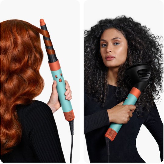Dyson HS08 Airwrap i.d. Curly + Coily Ηλεκτρική Βούρτσα με Αέρα για Ίσιωμα και Μπούκλες 1300W