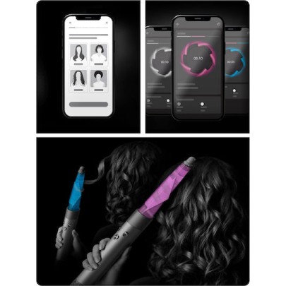 Dyson HS08 Airwrap i.d. Curly + Coily Ηλεκτρική Βούρτσα με Αέρα για Ίσιωμα και Μπούκλες 1300W