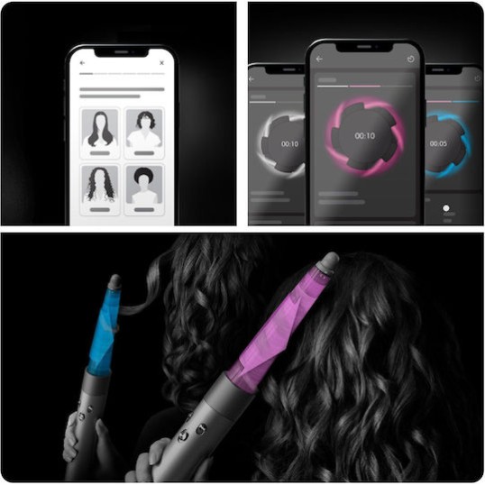 Dyson HS08 Airwrap i.d. Curly + Coily Ηλεκτρική Βούρτσα με Αέρα για Ίσιωμα και Μπούκλες 1300W