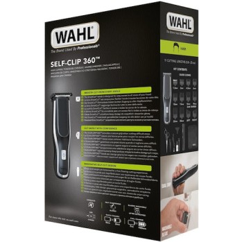 Wahl Professional Self-Clip 360™ Σετ Επαναφορτιζόμενης Κουρευτικής Μηχανής Μαύρο