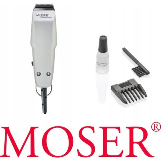 Moser Primat Mini Κουρευτική Μηχανή Ρεύματος Γκρι 1411-0051