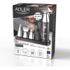 Adler Σετ Επαναφορτιζόμενης Κουρευτικής Μηχανής Γκρι AD 2946