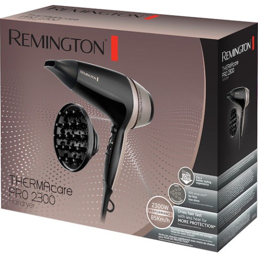 Remington ThermaCare Pro 2300 Ionic Πιστολάκι Μαλλιών με Φυσούνα 2100W