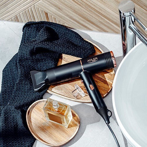 Adler Ionic Πιστολάκι Μαλλιών Ταξιδίου με Φυσούνα 1400W AD 2278