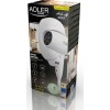 Adler AD-2252 Σεσουάρ Ξενοδοχείου Λευκό 1.6kW με Σπειροειδές Καλώδιο έως 160εκ.