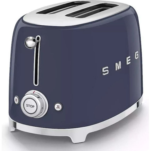 Smeg Φρυγανιέρα 2 Θέσεων 950W Μπλε