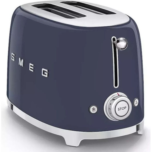 Smeg Φρυγανιέρα 2 Θέσεων 950W Μπλε