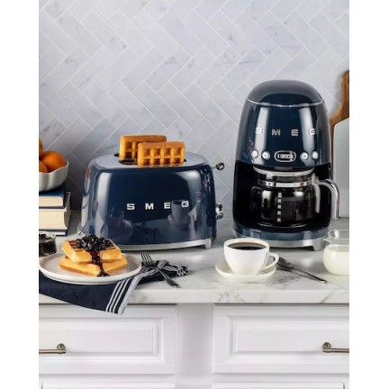 Smeg Φρυγανιέρα 2 Θέσεων 950W Μπλε