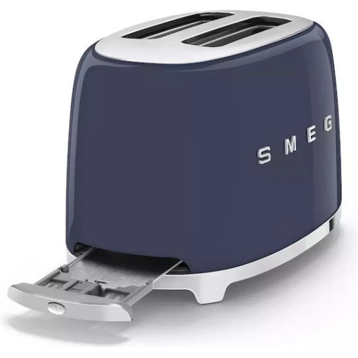 Smeg Φρυγανιέρα 2 Θέσεων 950W Μπλε