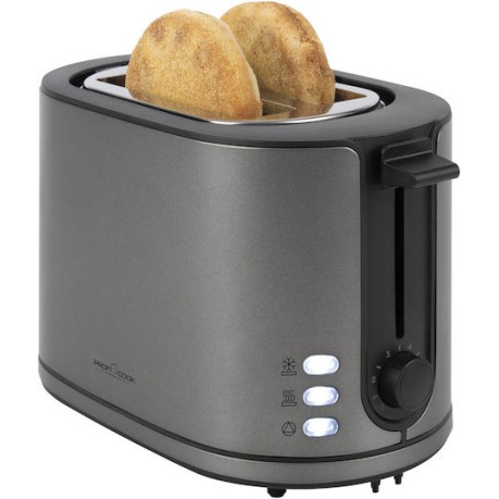 Profi Cook Pc-ta Φρυγανιέρα 2 Θέσεων Γκρι