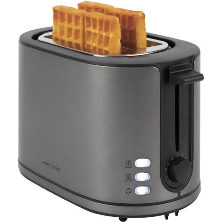 Profi Cook Pc-ta Φρυγανιέρα 2 Θέσεων Γκρι