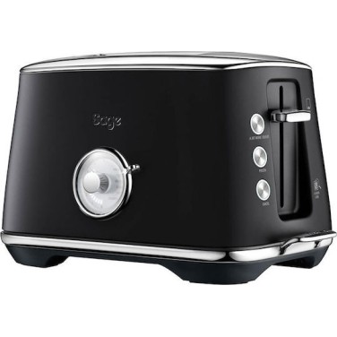 Sage Toaster Luxe Φρυγανιέρα 2 Θέσεων 1000W Μαύρη