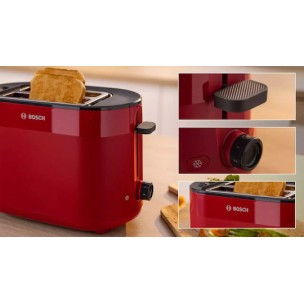 Bosch MyMoment Φρυγανιέρα 2 Θέσεων 950W Κόκκινη
