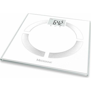 Medisana BS 444 Connect Smart Ζυγαριά 180kg με Λιπομετρητή & Bluetooth Λευκή