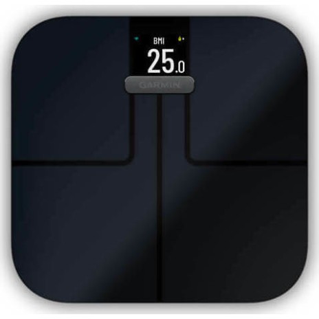 Garmin Index S2 Smart Smart Ζυγαριά 181.4kg με Λιπομετρητή Μαύρη