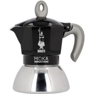 Bialetti Moka Induction Moka Μπρίκι Espresso 4cups Μαύρο