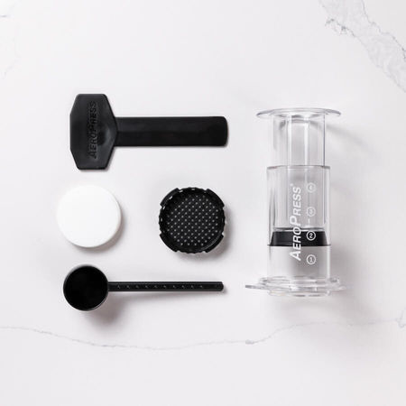 Aeropress Καφετιέρα Γαλλικού Χειρός Πλαστική Λευκή 250ml