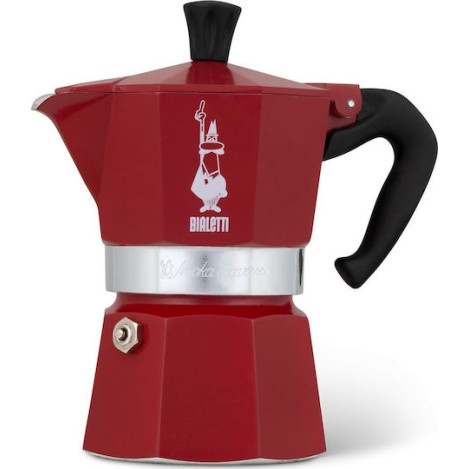 Bialetti Μπρίκι Espresso 1cups Κόκκινο