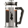 Bialetti Preziosa Καφετιέρα Γαλλικού Χειρός Ανοξείδωτη Ασημί 1lt