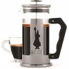 Bialetti Preziosa Καφετιέρα Γαλλικού Χειρός Ανοξείδωτη Ασημί 1lt