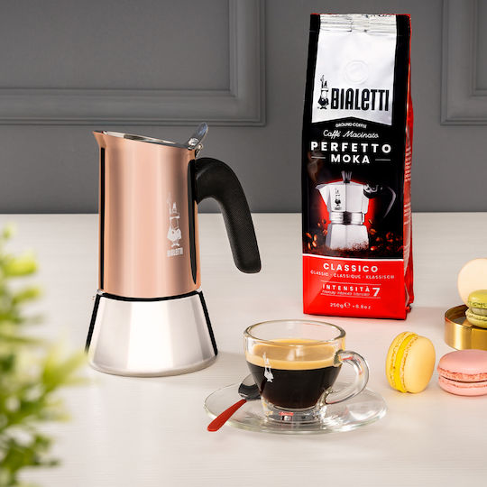 Bialetti Venus New Μπρίκι Espresso 6cups Inox Copper