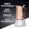 Bialetti Venus New Μπρίκι Espresso 6cups Inox Copper