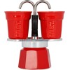 Bialetti Mini Express Μπρίκι Espresso 2cups Κόκκινο