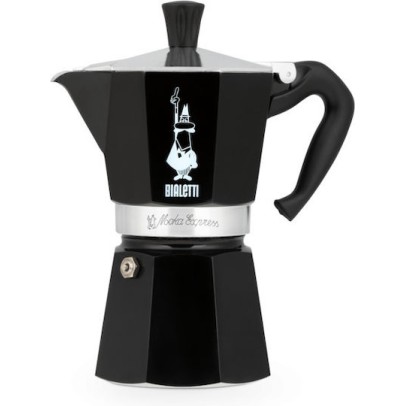 Bialetti Moka Express Μπρίκι Espresso 1cups Μαύρο
