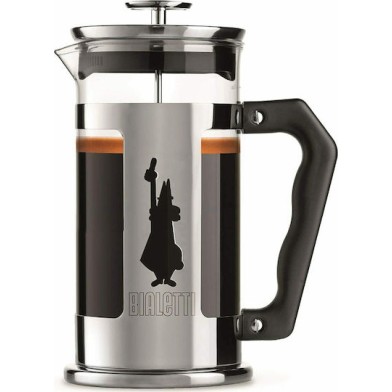 Bialetti Preziosa Καφετιέρα Γαλλικού Χειρός Ανοξείδωτη Ασημί 350ml