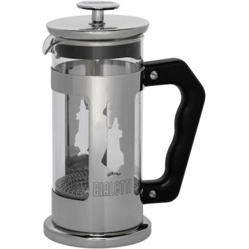 Bialetti Preziosa Καφετιέρα Γαλλικού Χειρός Ανοξείδωτη Ασημί 350ml
