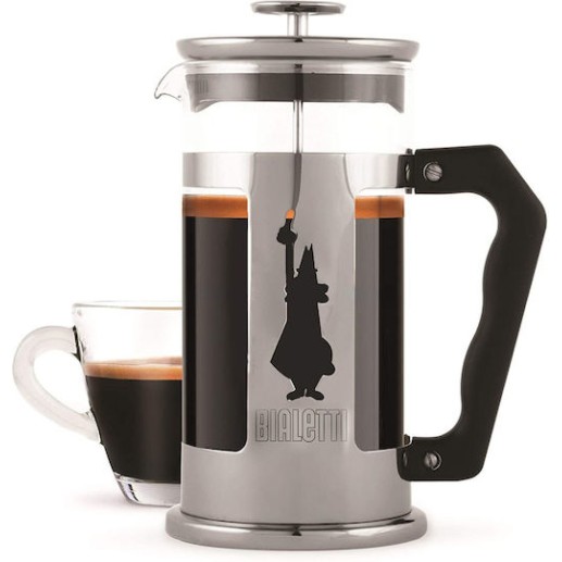 Bialetti Preziosa Καφετιέρα Γαλλικού Χειρός Ανοξείδωτη Ασημί 350ml