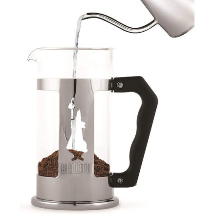 Bialetti Preziosa Καφετιέρα Γαλλικού Χειρός Ανοξείδωτη Ασημί 350ml