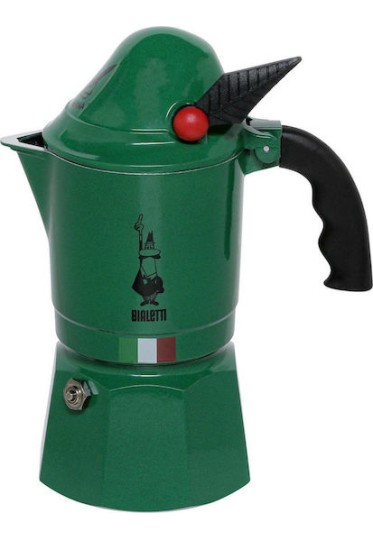 Bialetti Break Alpina Μπρίκι Espresso 3cups Πράσινο
