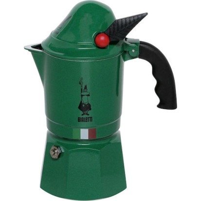 Bialetti Break Alpina Μπρίκι Espresso 3cups Πράσινο