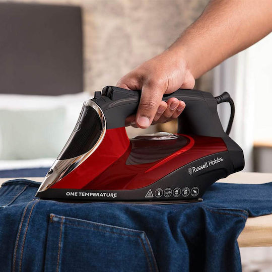 Russell Hobbs One Temperature Σίδερο Ατμού 2600W με Κεραμική Πλάκα και Συνεχόμενη Παροχή Ατμού 50gr/min