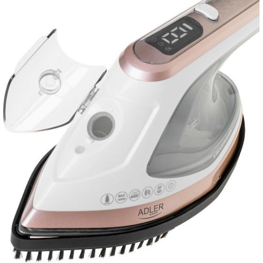 Adler Σίδερο Ατμού 1800W με Κεραμική Πλάκα και Συνεχόμενη Παροχή Ατμού 25gr/min