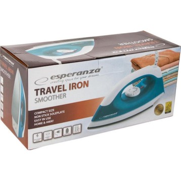 Esperanza Smoother Σίδερο Ταξιδίου Ξηρού Τύπου 1200W