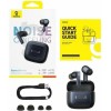Baseus Bowie 35 In-ear Bluetooth Handsfree Ακουστικά με Αντοχή στον Ιδρώτα και Θήκη Φόρτισης Μαύρα