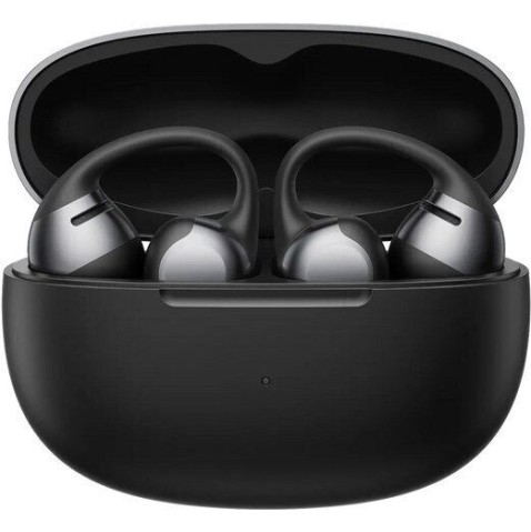 Shokz OpenDots ONE Open Ear Bluetooth Handsfree Ακουστικά με Αντοχή στον Ιδρώτα και Θήκη Φόρτισης Μαύρα