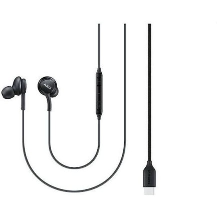 Samsung EO-IC100 In-ear Handsfree Ακουστικά με Βύσμα USB-C Μαύρο